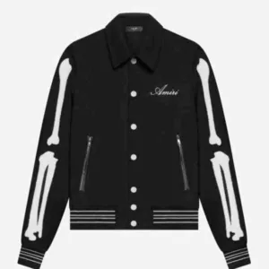 Men?s Amiri Bones Varsity Wool Jacket
