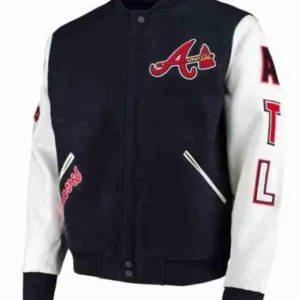 Men?s Atlanta Braves ATL Letterman Jacket