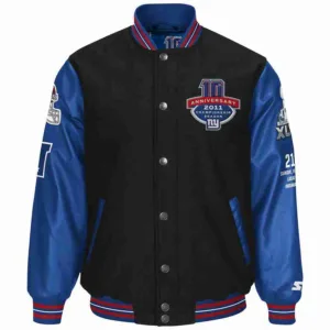 Men’s Black New York Giants Varsity Jacket