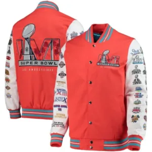 Men?s Carl Banks Orange Super Bowl LVI Jacket