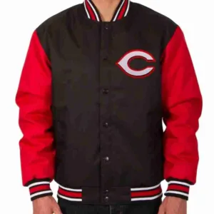 Men?s Cincinnati Reds JH Design Twill Jacket