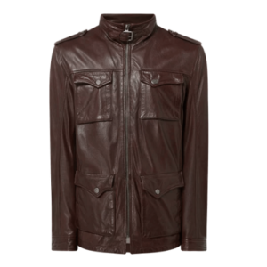 Men?s Classic Chocolate Brown Field Jacket