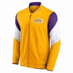 Mens Fanatics Branded Los Angeles Lakers Jacket