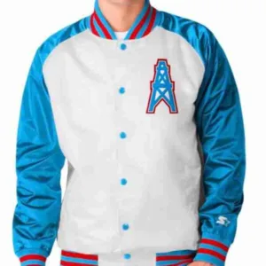 Men?s Houston Oilers Varsity Jacket