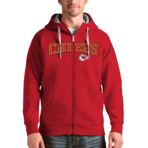 Men’s Kansas City Chiefs Antigua Red Wordmark Hoodie