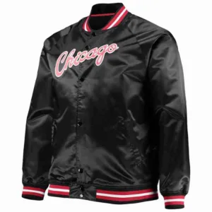 Mens Mitchell & Ness Chicago Bulls Big & Tall Hardwood Classics Jacket