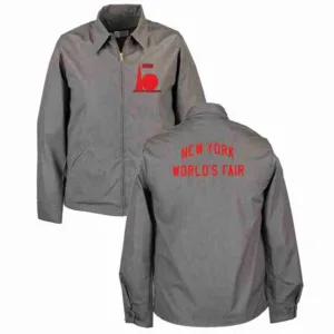 Men’s New York World’s Gray Crew Jacket