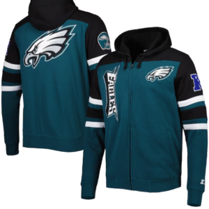 Men’s Philadelphia Eagles Starter Green Hoodie