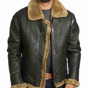 Mens R.A.F Brian Brown Bomber Jacket
