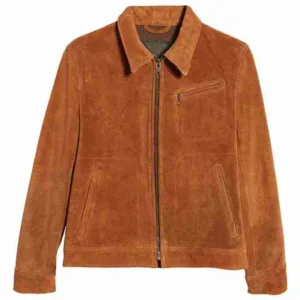 Mens Scott Suede Leather Jacket