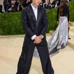 Met Gala 2021 Justin Bieber Black Blazer