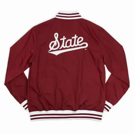 Mississippi State Script Retro Bomber Jacket1 Mississippi State Script Retro Bomber Jacket
