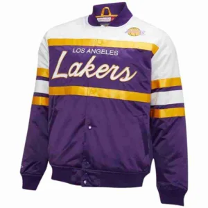 Mitchell & Ness Los Angeles Lakers Hardwood Classics Script Jacket