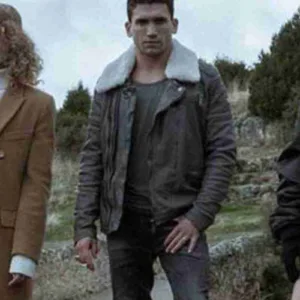 Money Heist Denver Brown Leather Jacket