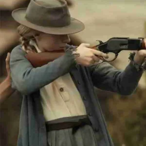 Murder At Yellowstone City 2022 Anna Camp Trench Coat