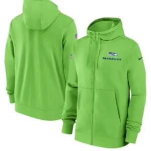 NFL Seattle Seahawks Neon Green Hoodie