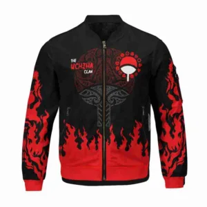 Naruto Scorching Uchiha Bomber Jacket