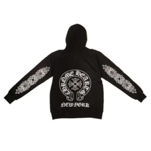 New York Chrome Hearts Black Hoodie