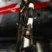 Nina Dobrev Patchwork Leather Trench Coat