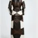 Nina Dobrev Patchwork Leather Trench Coat