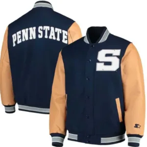 Nittany Lions Penn State Navy Varsity Jacket