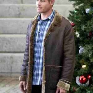 Nostalgic Christmas Trevor Donovan Shearling Jacket