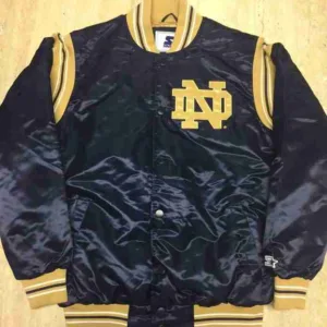 Notre Dame Navy Bomber Jacket