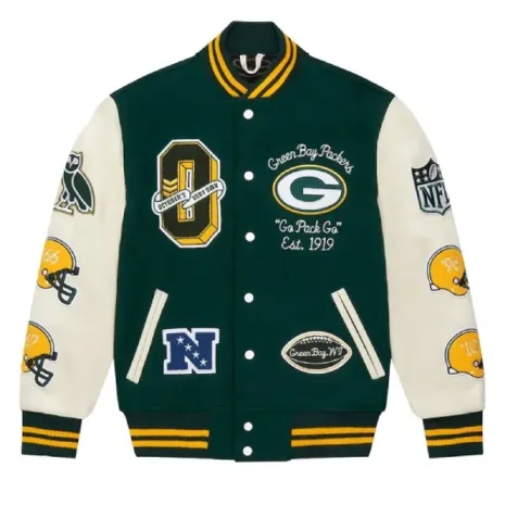 OVO Nfl Green Bay Packers Bomber Jacket