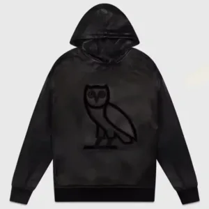 OVO OG Leather Black Hoodie