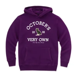 OVO October’s Very Own Collegiate Purple Hoodie