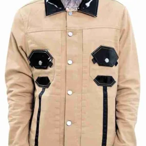 Octagon Denim Brown Jacket
