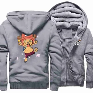 One Piece Japan Anime Grey Bomber Jacket