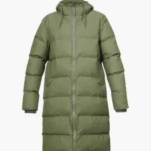 Padded Shell Puffer Olive Coat
