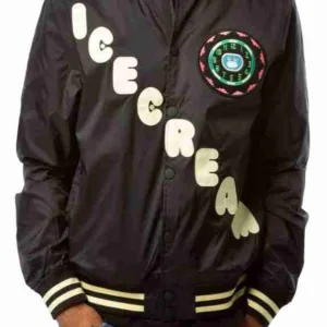 Parachute Black Bomber Stacked Jacket