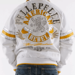 Pelle Pelle American Rebel White Jacket