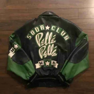 Pelle Pelle Black Soda Club Green Jacket
