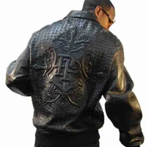 Pelle Pelle Embossed Leather Jacket