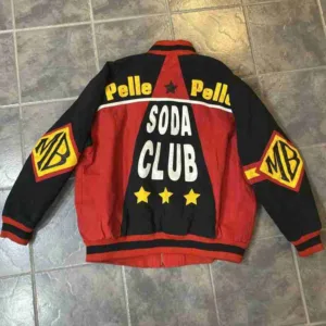 Pelle Pelle Soda Club Black & Red Jacket