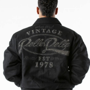 Pelle Pelle Vintage Studded Wool Jacket