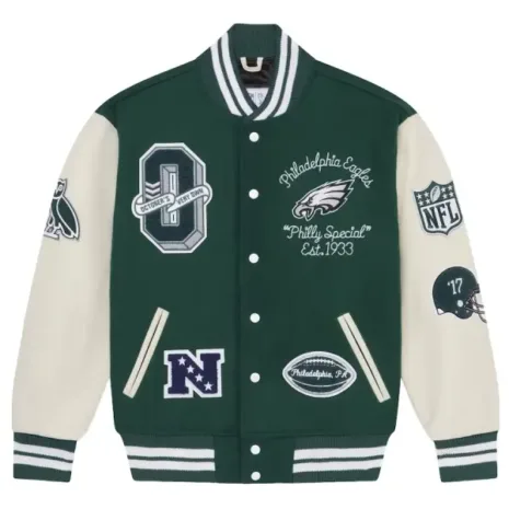 Philadelphia Eagles OVO Jacket1 Philadelphia Eagles OVO Jacket