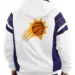 Phoenix Suns Home Team White Hoodie Jacket