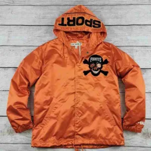 Pirates Orange Coaches Jacket