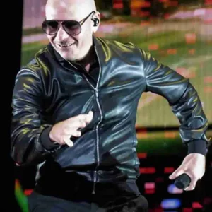 Pitbull Black Leather Jacket