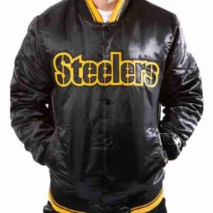 Pittsburgh Steelers Black Starter Jacket