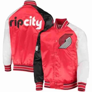 Portland Trail Blazers Starter Varsity Satin Jacket