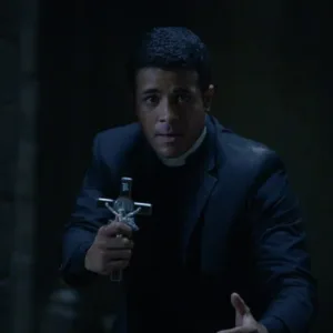 Prey for the Devil (2022) Christian Navarro Blazer