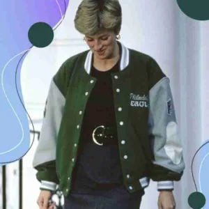 Princess Diana Philadelphia Eagles Varsity Wool Jacket