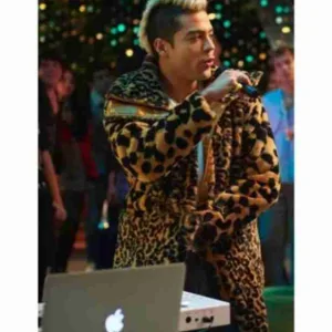 Rebelde 2022 Jeronimo Cantillo Leopard Coat