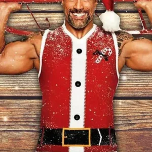 Red One Dwayne Johnson Christmas Vest