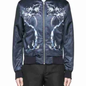 Ryan Gosling Satin Blue Jacket